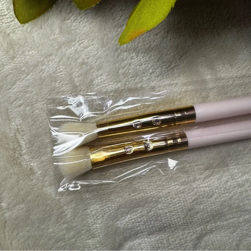 NEW SLMISSGLAM Pink Eye Brush Duo